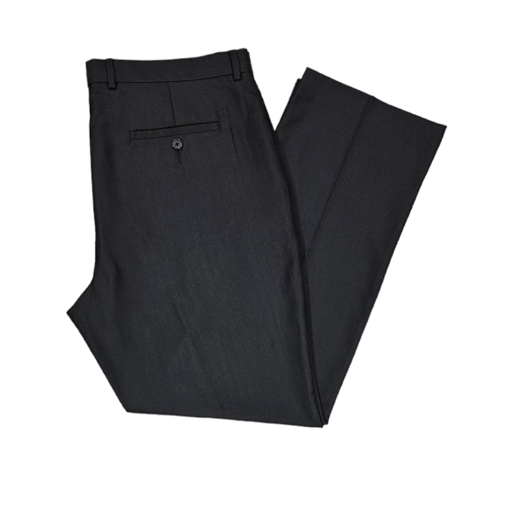🚨Perry Ellis Men's Black Pinstripe Dress Pants
